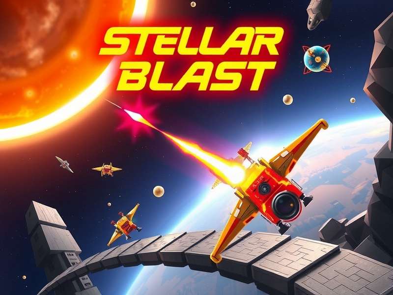 Stellar Blast Solar Runner Game Cover